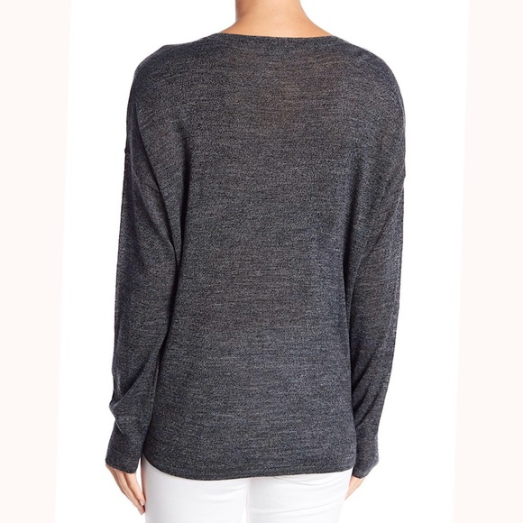 MADEWELL Southstar Wool Sweater Heather Ebony - Picture 2 of 8